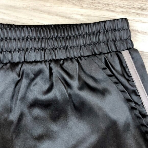 NWT Fila Serena Satin Black Track Shorts - Picture 3 of 6